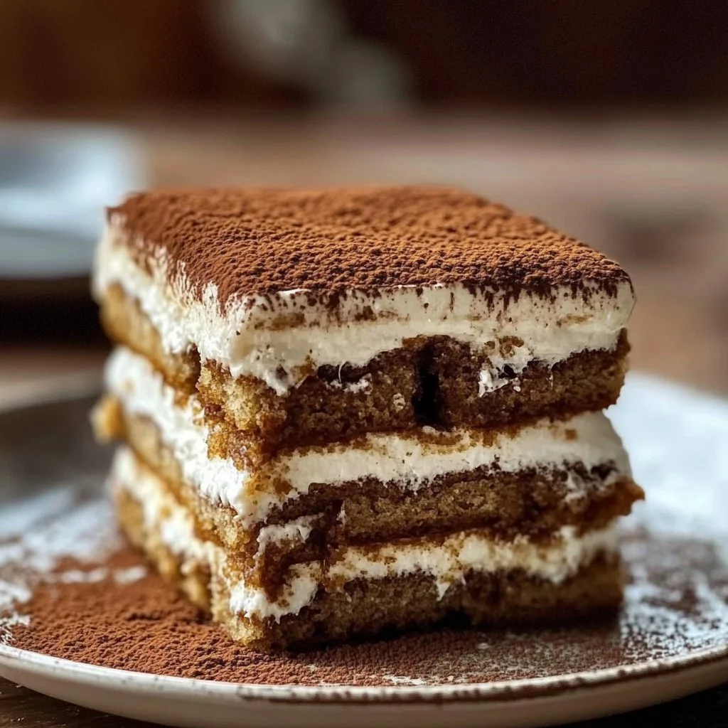Homemade Gingerbread Tiramisu