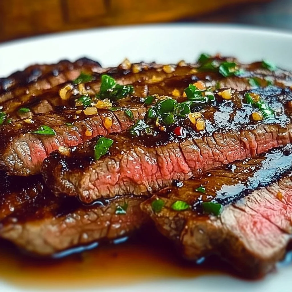 Honey-Garlic Grilled Skirt Steak
