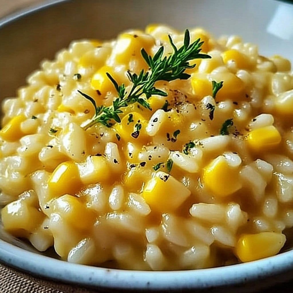 Sweet Corn Risotto