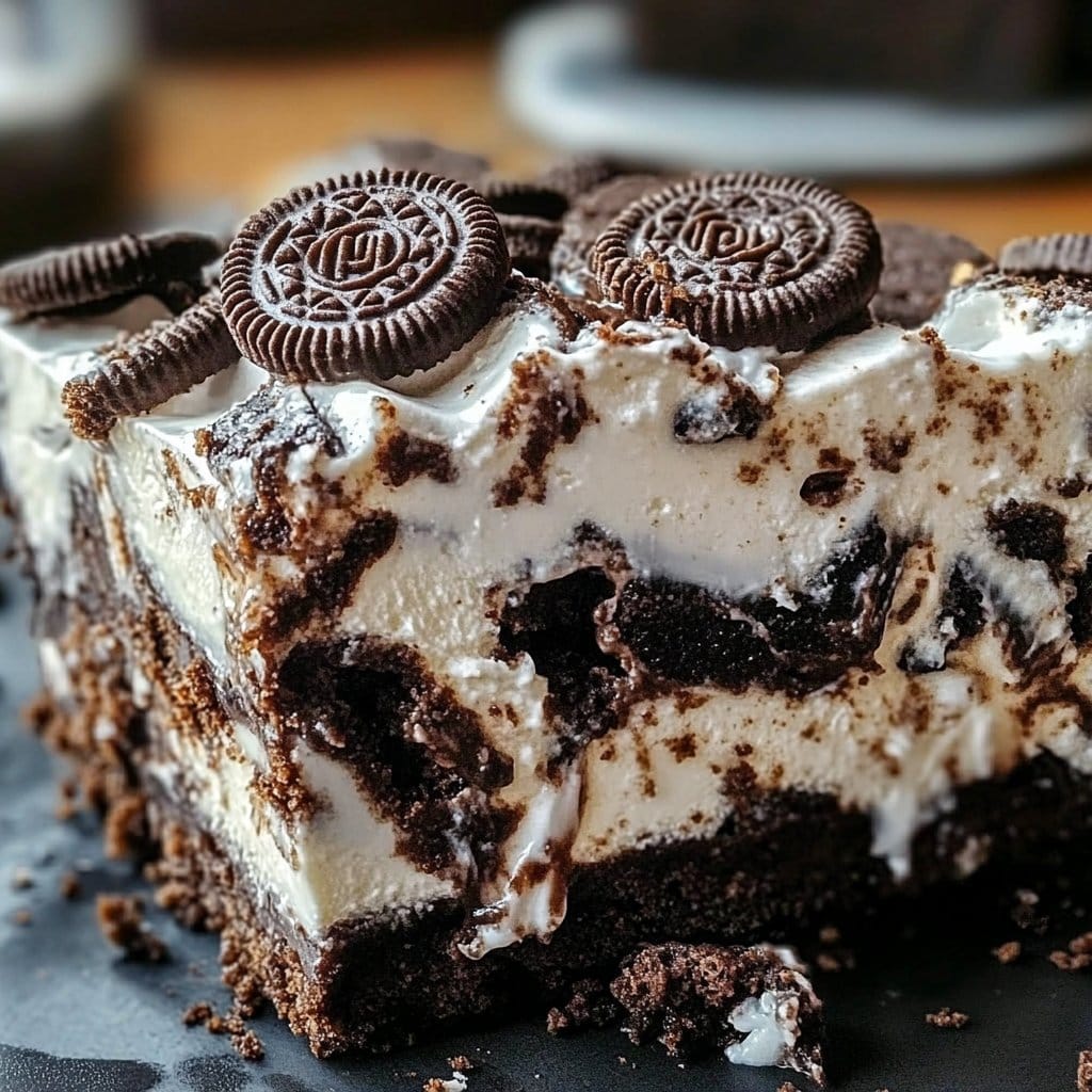 Oreo Rocky Road Slice