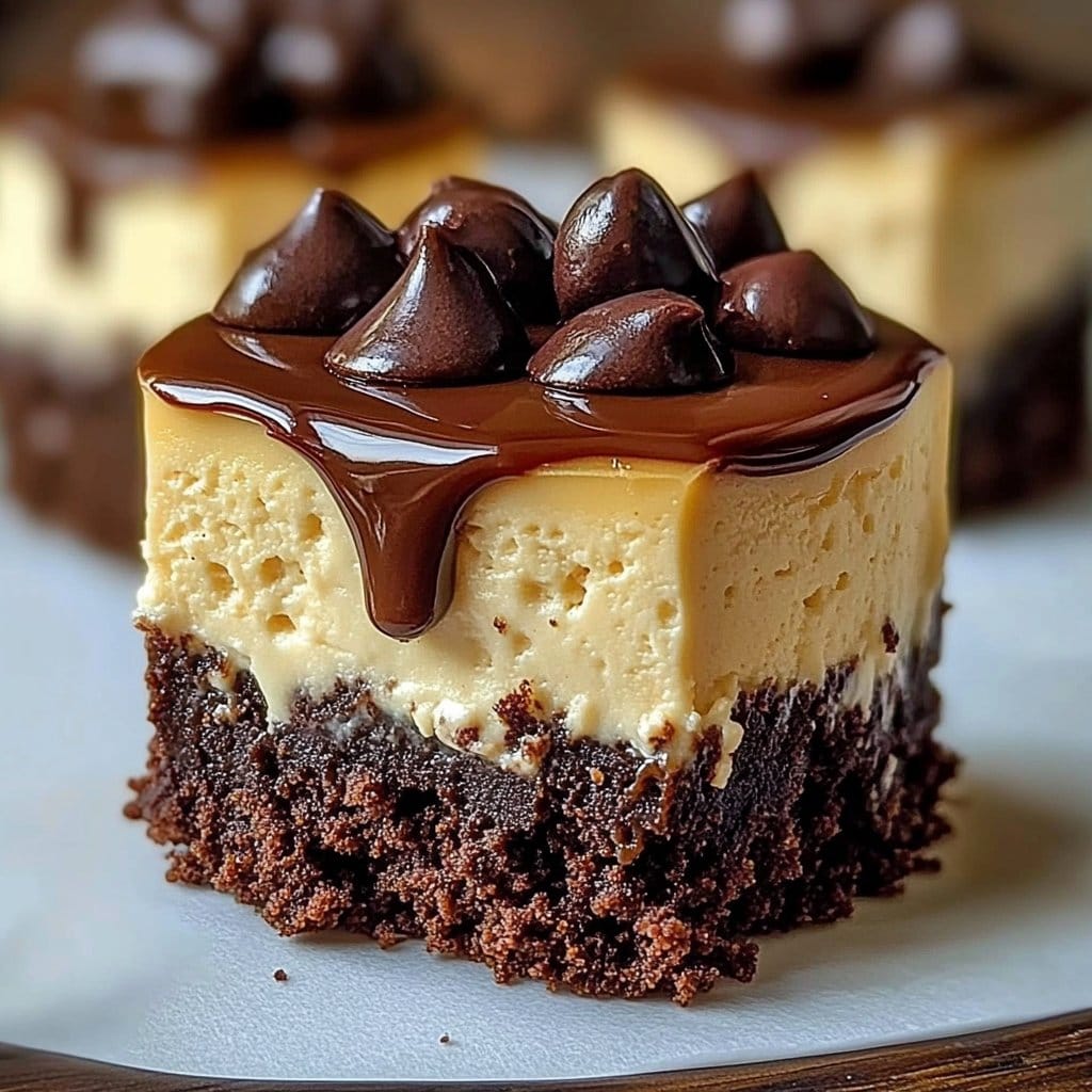 Brownie Bottom Mini Cheesecakes