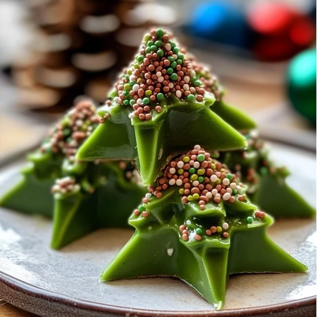Fudge Christmas Trees