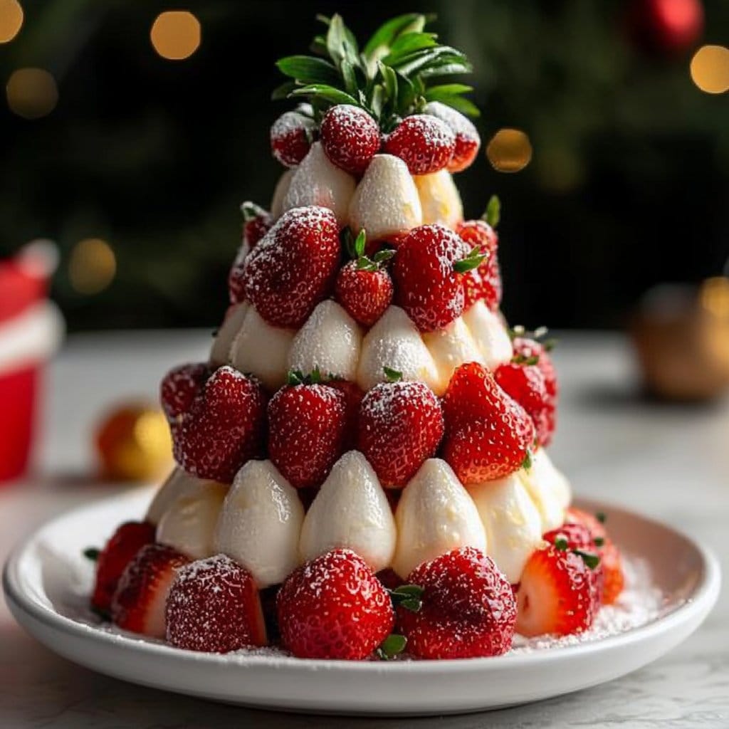 Strawberry Christmas Tree