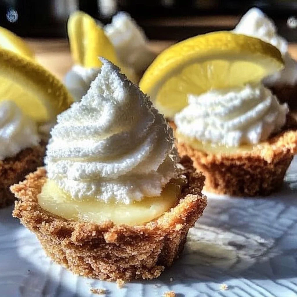 Lemon Cream Pie Cookie Cups