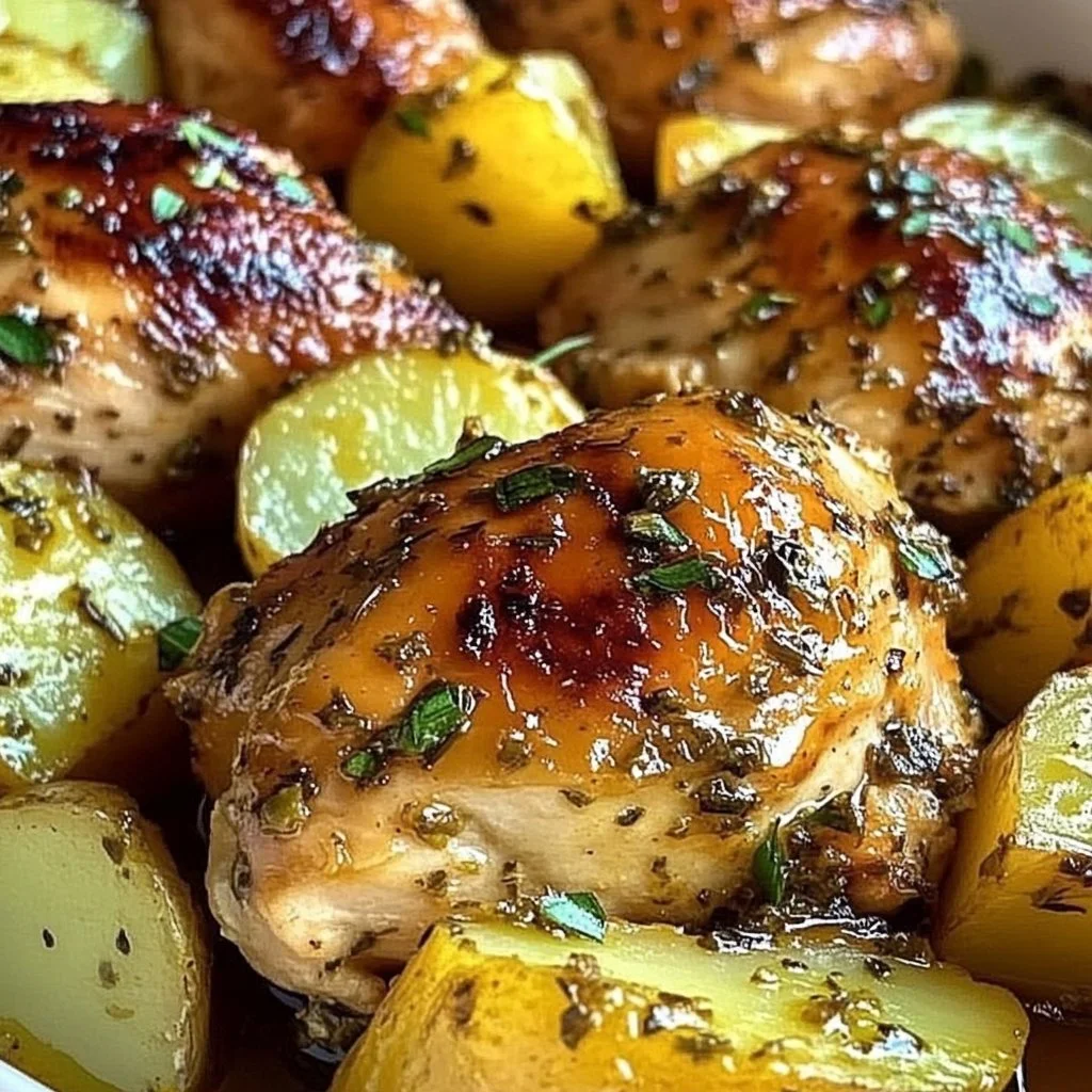Lemon Herb Chicken & Potatoes