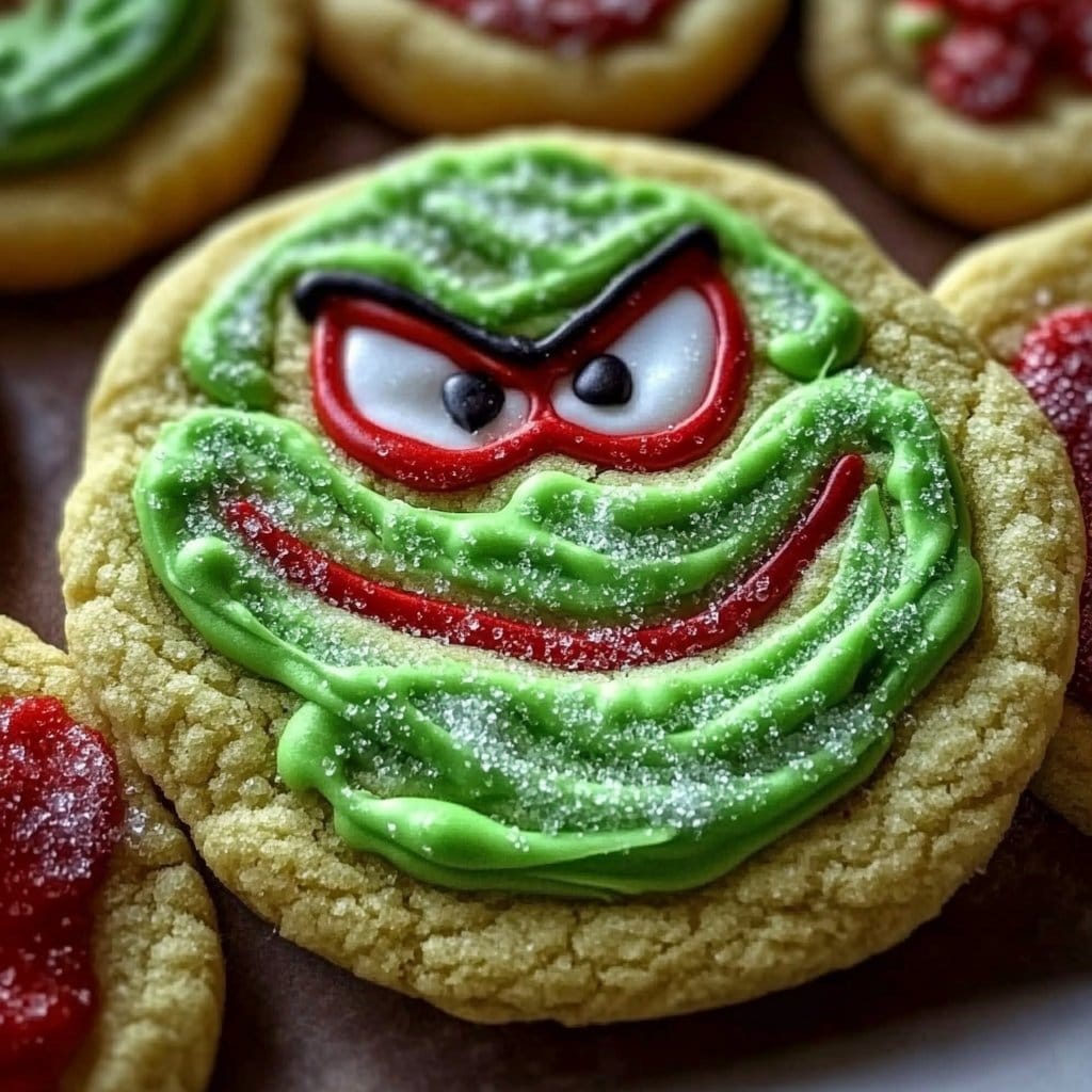 Grinch Sugar Cookies