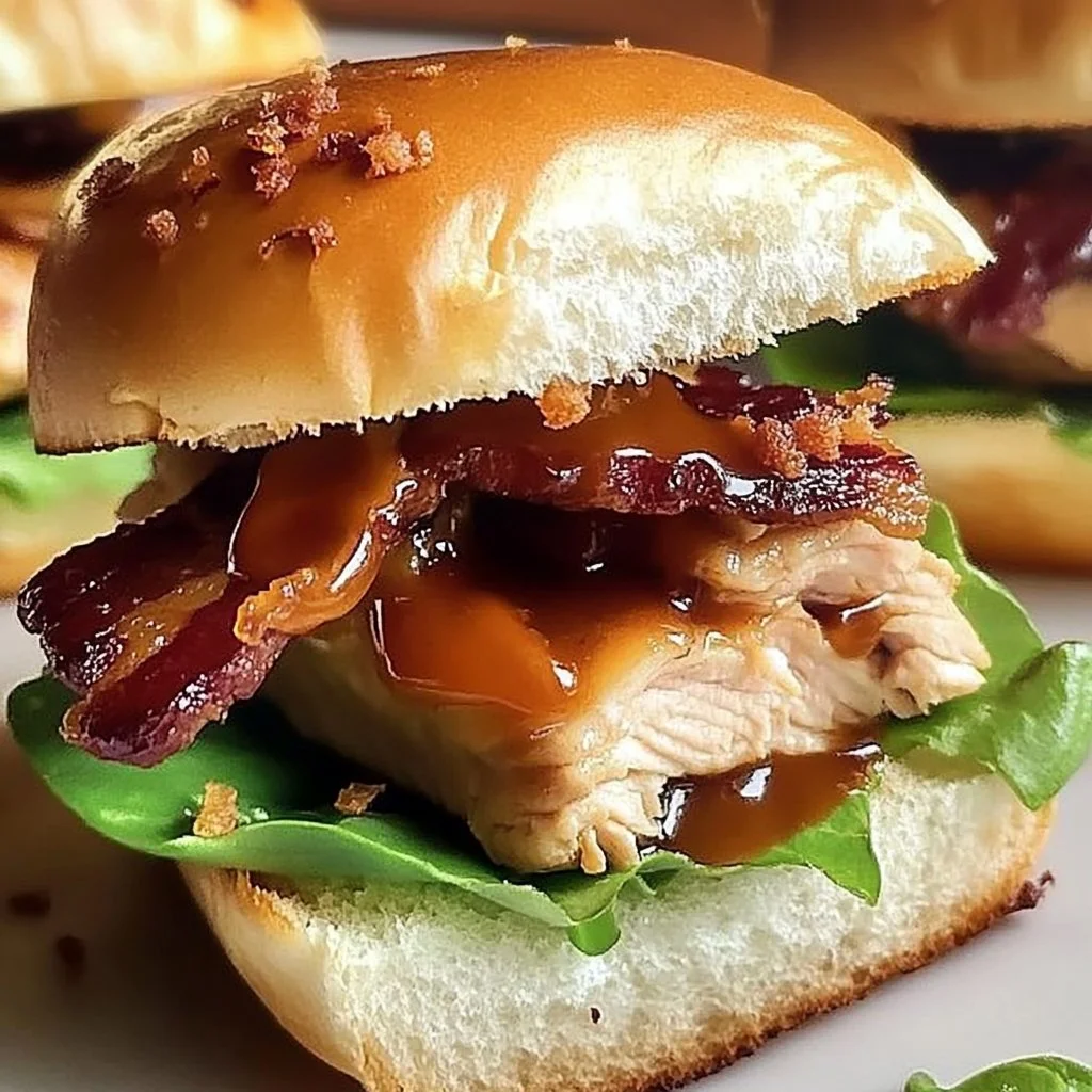 Delicious Maple Chicken Bacon Sliders with flavor hacks for a tasty meal