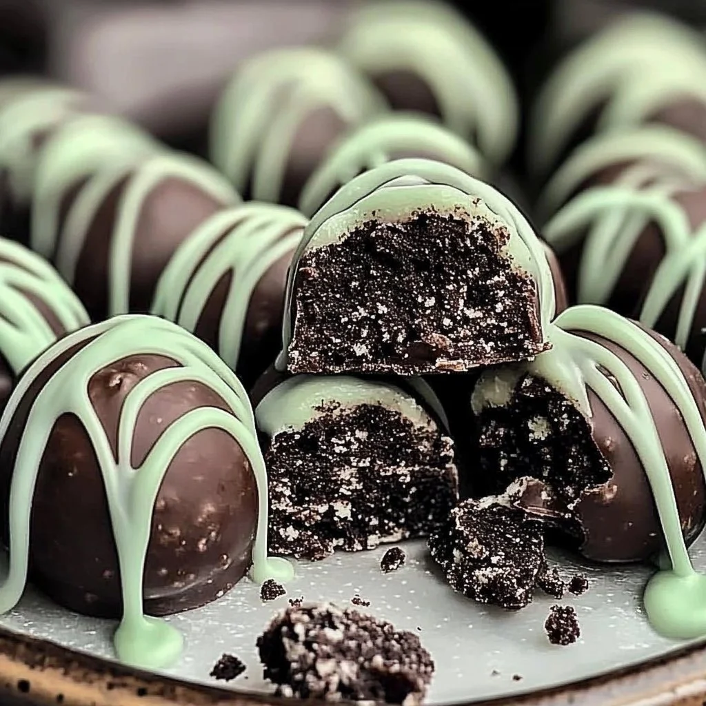 Mint Oreo Truffles