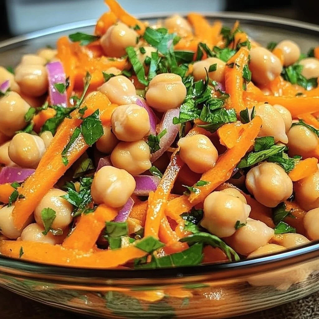 Moroccan Chickpea Carrot Salad