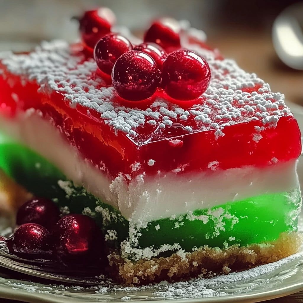 Christmas Jello Cake