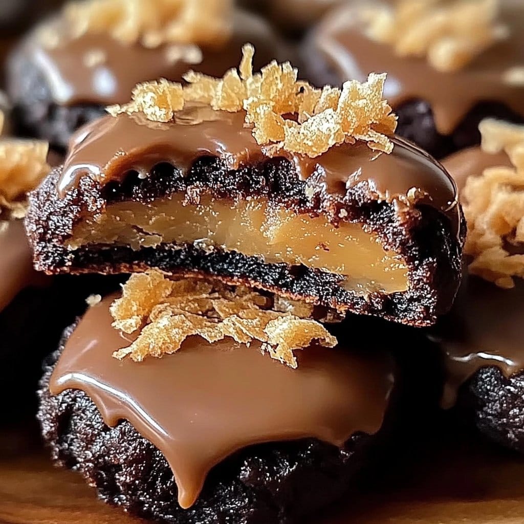 Homemade Samoas Cookies