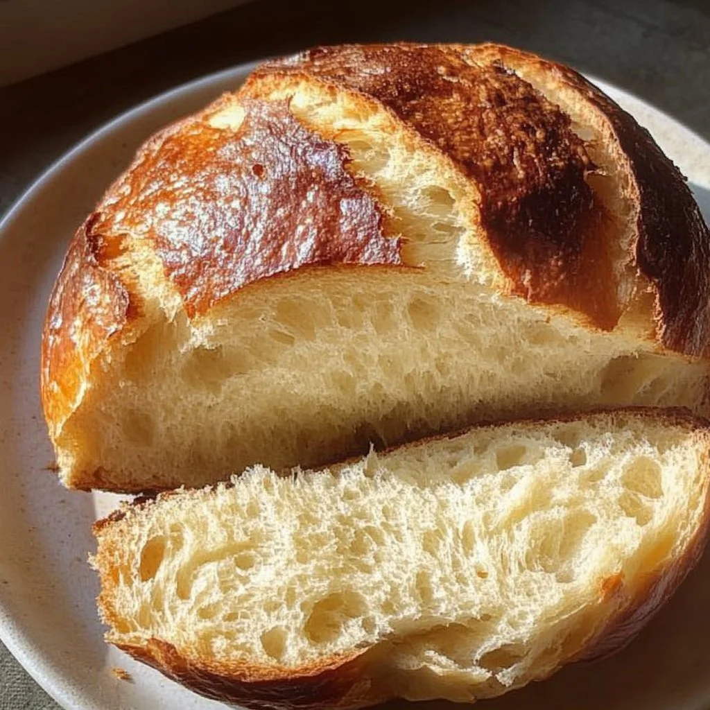 Freshly baked New Year Bread displayed on a festive table.