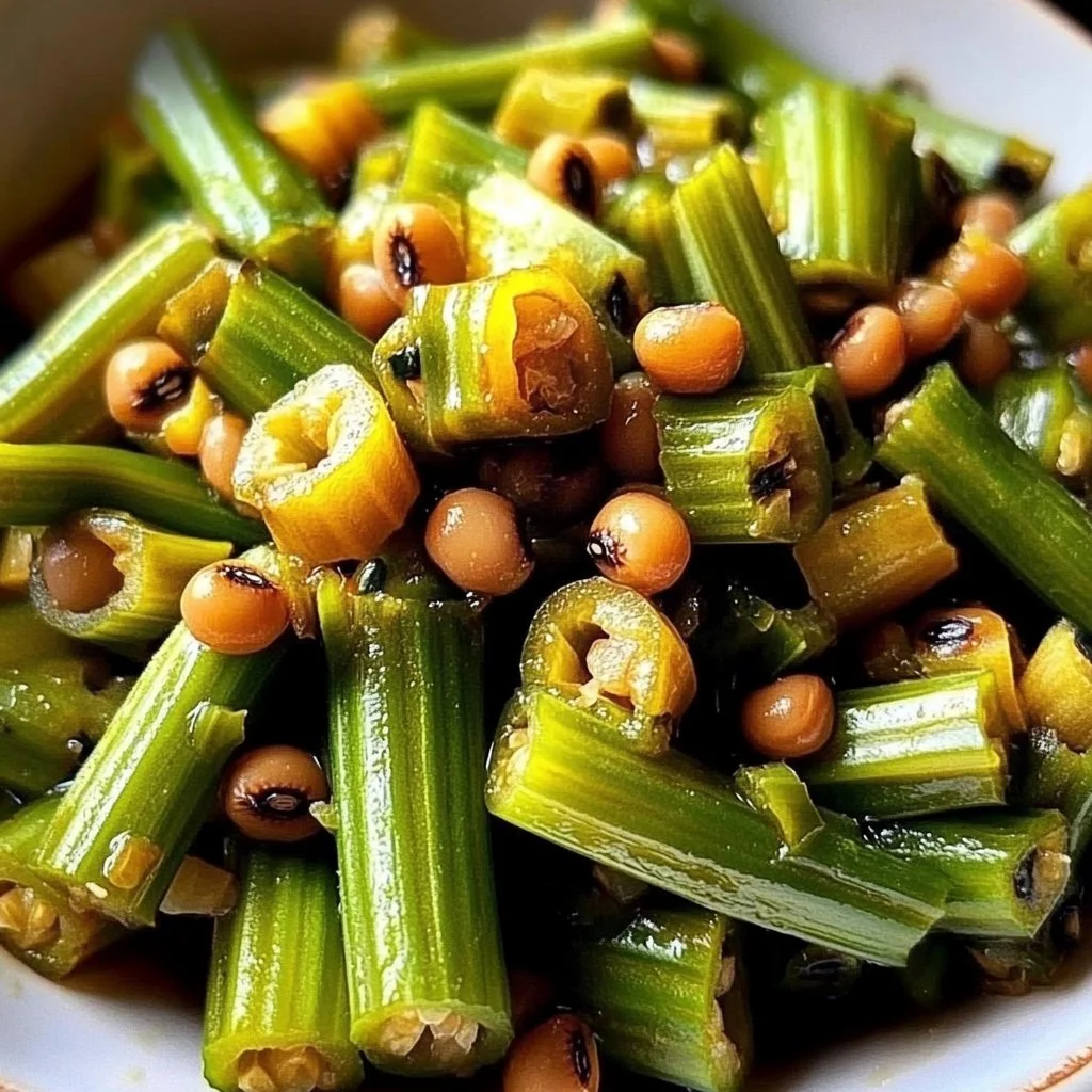 Okra and Black Eyed Peas