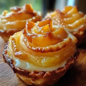 Peach Pie Cruffins