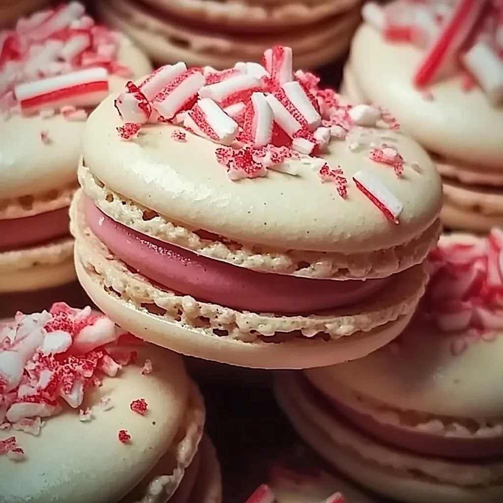 Peppermint Macarons