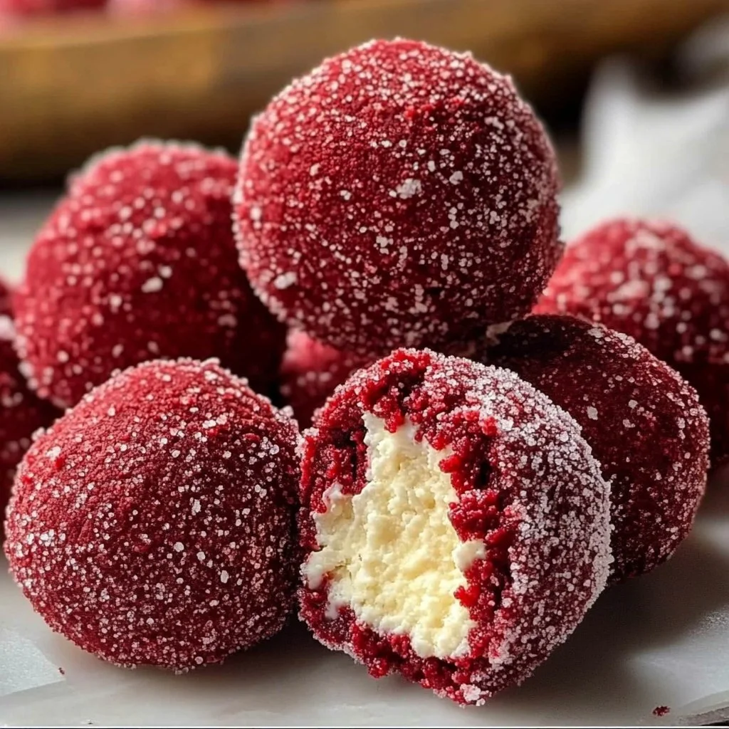 Red Velvet Snowballs