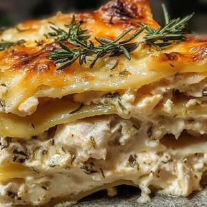 Rosemary Chicken Lasagna Layers
