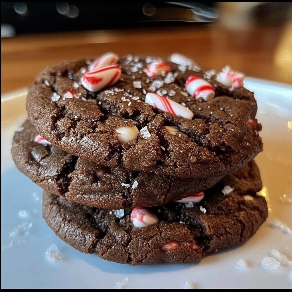 Double Chocolate Peppermint Cookies