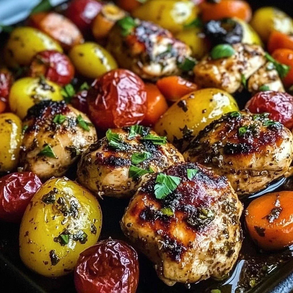 Sheet Pan Balsamic Chicken and Veggies
