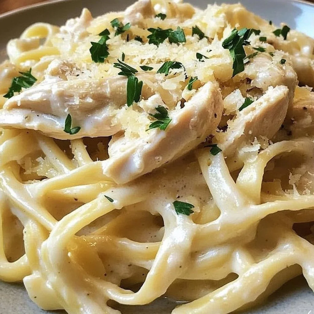 Slow Cooker Chicken Alfredo