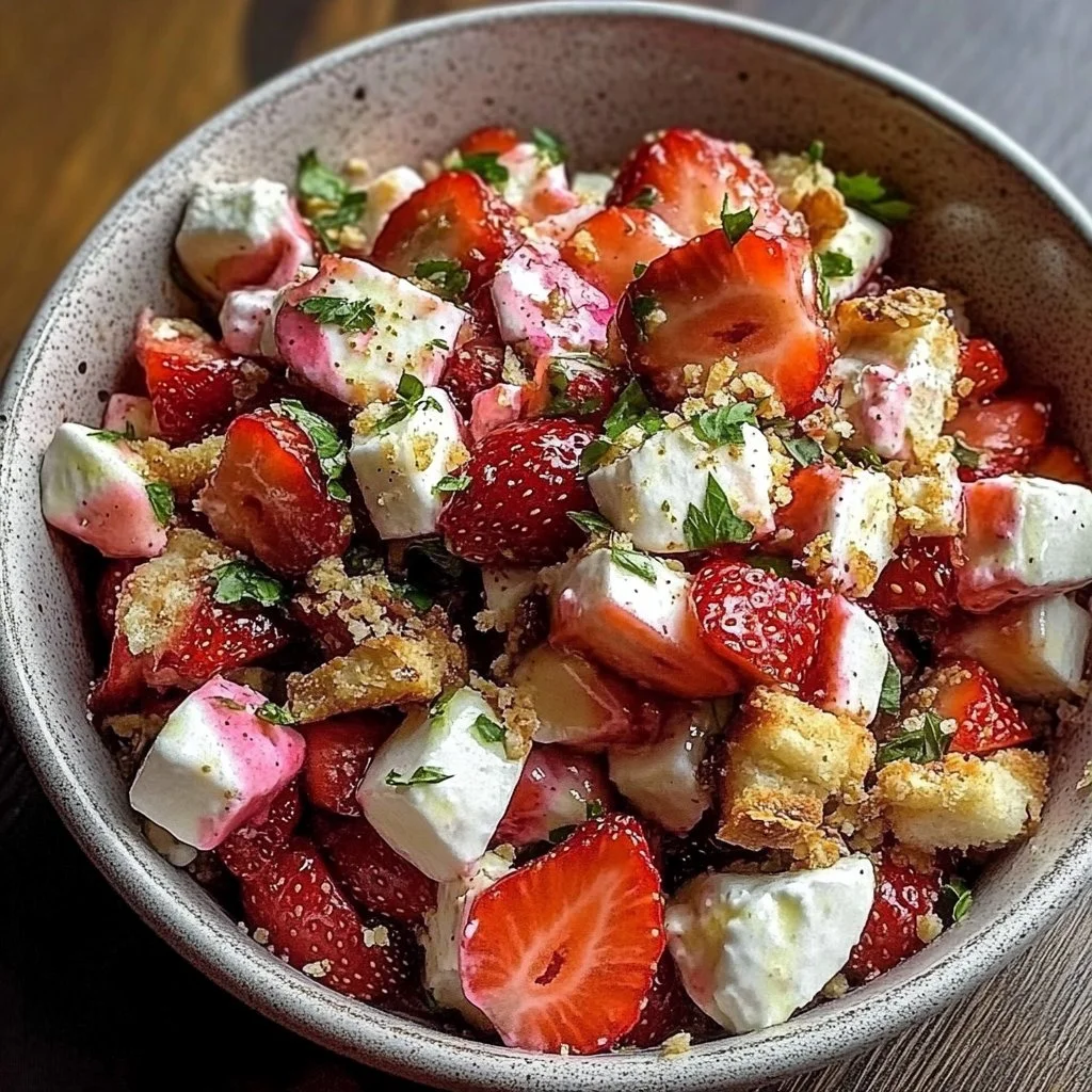 Strawberry Crackle Salad