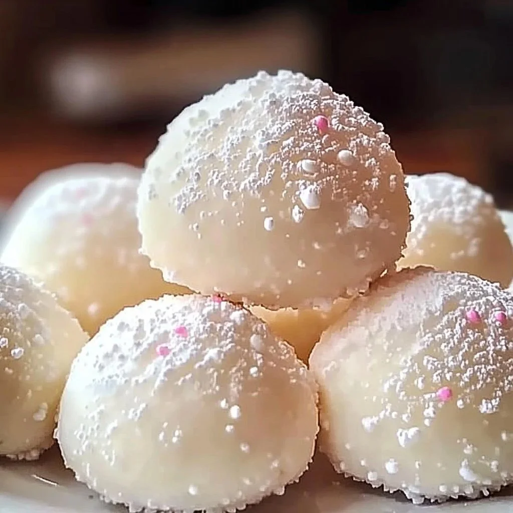 Sweetened Condensed Milk Snowball Cookies