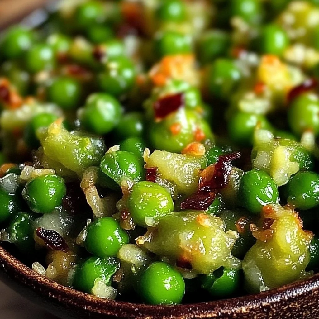 Thanksgiving Peas Side Dish