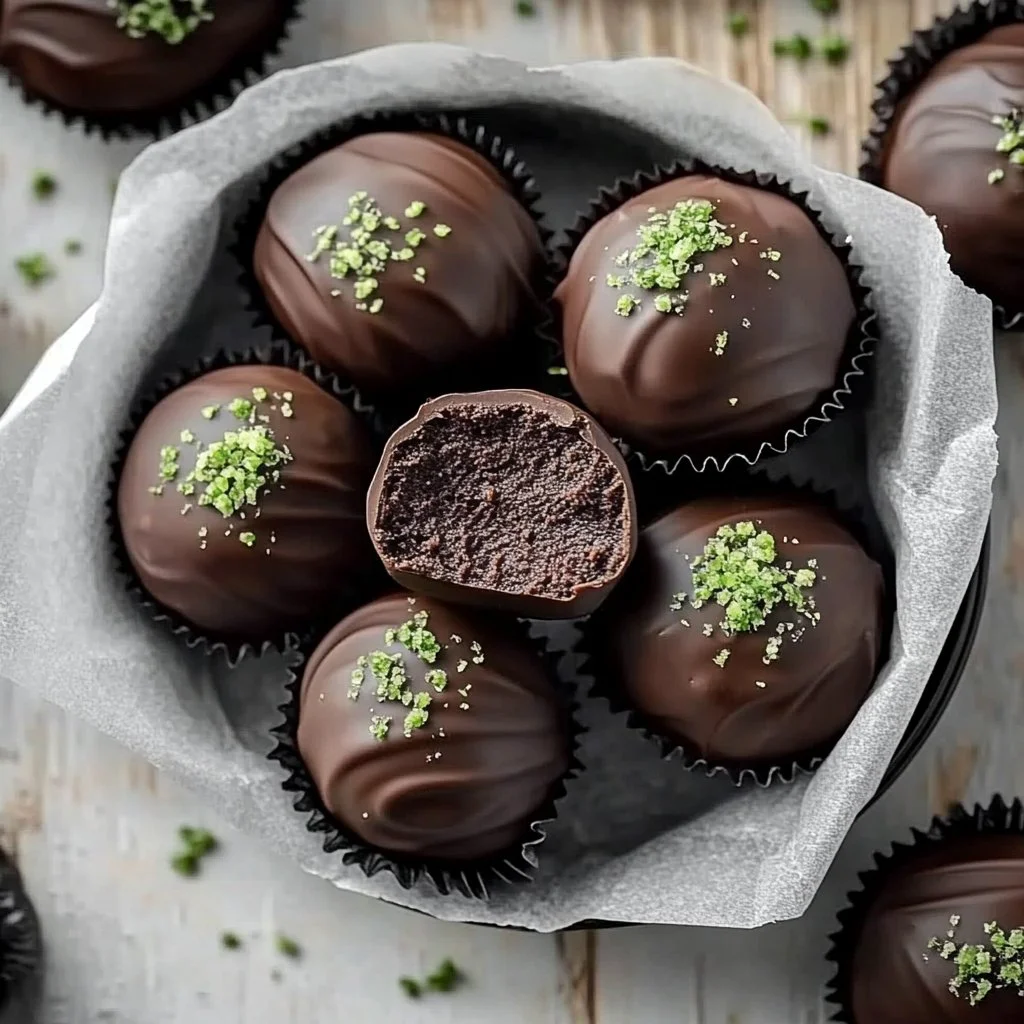 Thin Mint Truffles