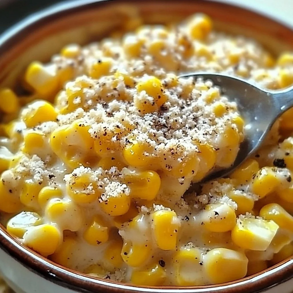Truffle Parmesan Creamed Corn