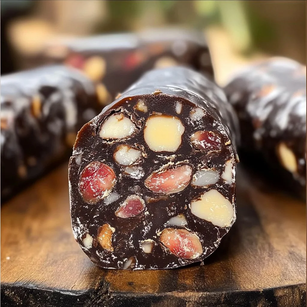 Vegan Chocolate Salami