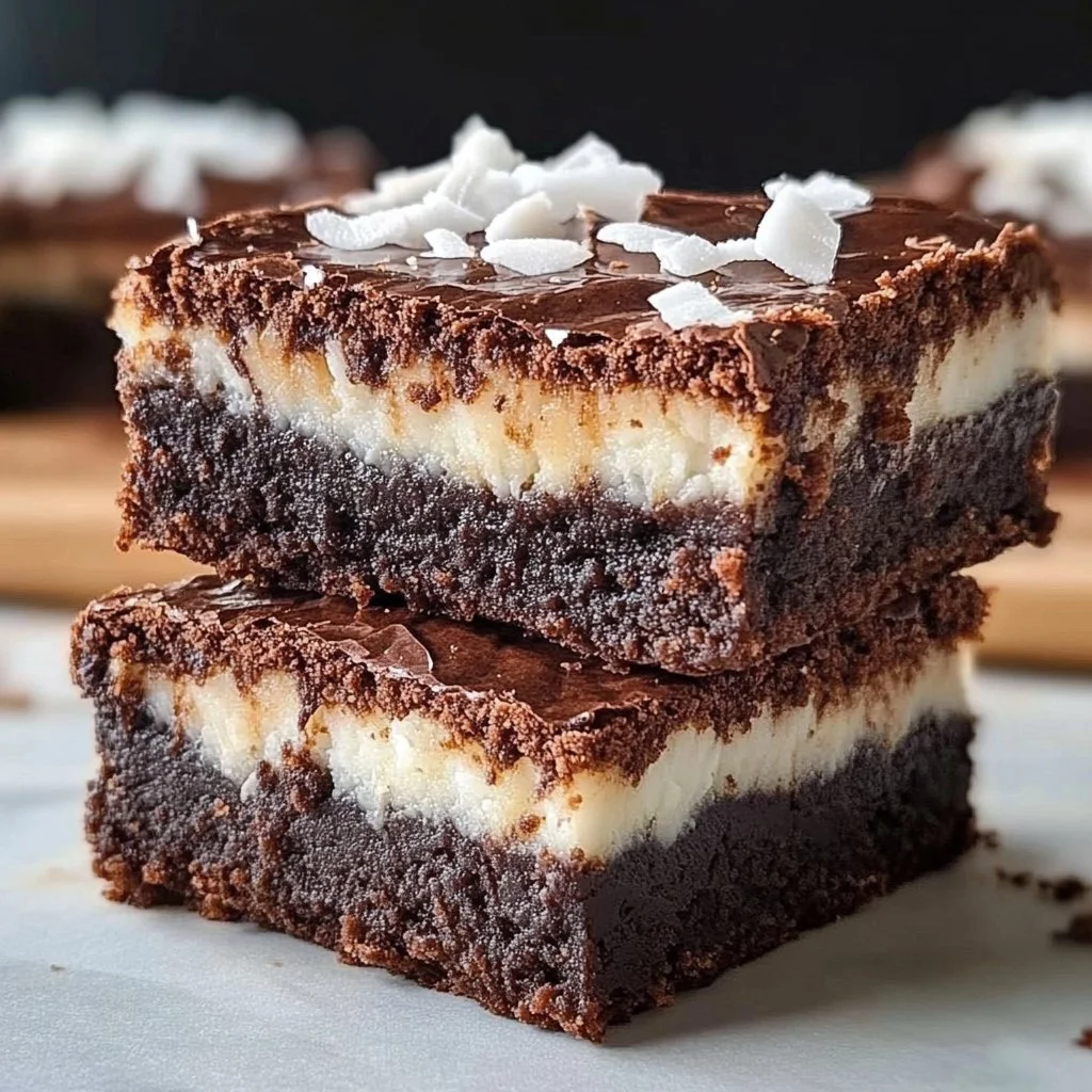 Vegan Coconut Brownies