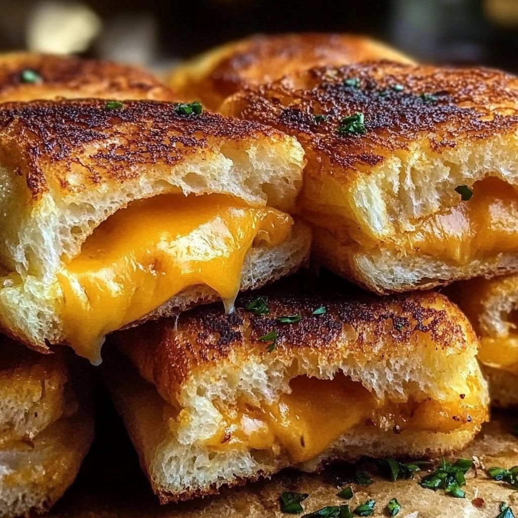 Mini Grilled Cheese Hawaiian Rolls