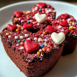 Couple baking Valentine's treats together at a bakery