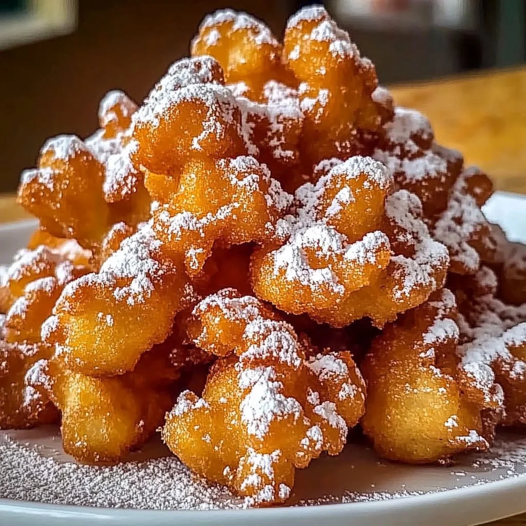 Air Fryer Funnel Cake Bites