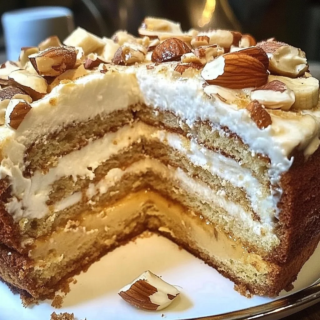 Banana Walnut Cream Cake: 7 Sweet Moments of Bliss