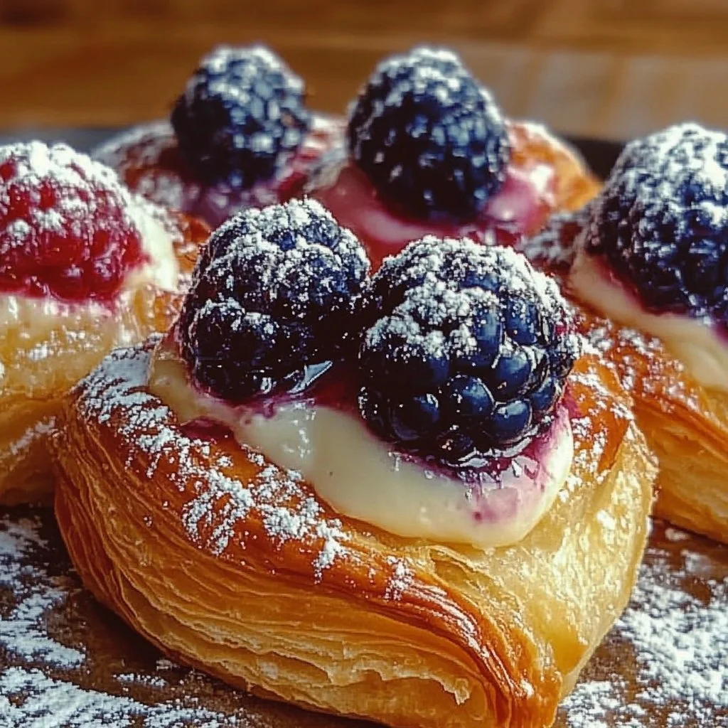 Berry Cheese Puff Treats