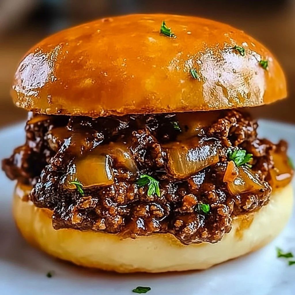 Best French Onion Beef Sloppy Joes