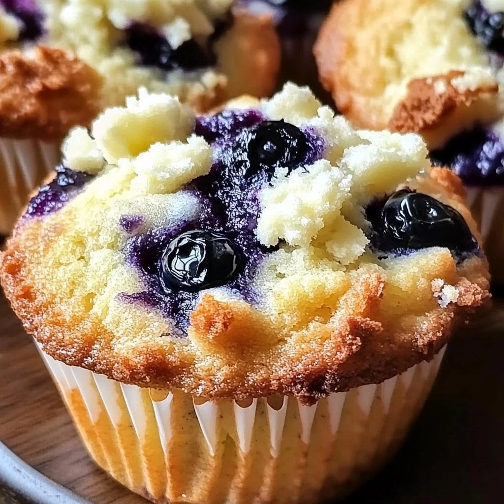 Blueberry Cream Cheese Muffins