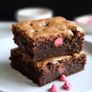 Delicious browned butter blondie dessert on a plate