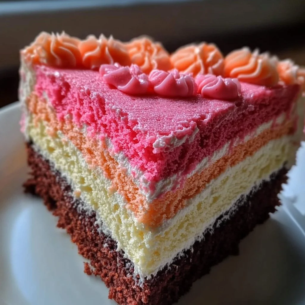 Beautiful Valentine's Day cake decorated with hearts and roses.