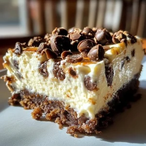 Delicious Cannoli Cheesecake Bars topped with chocolate and pistachios