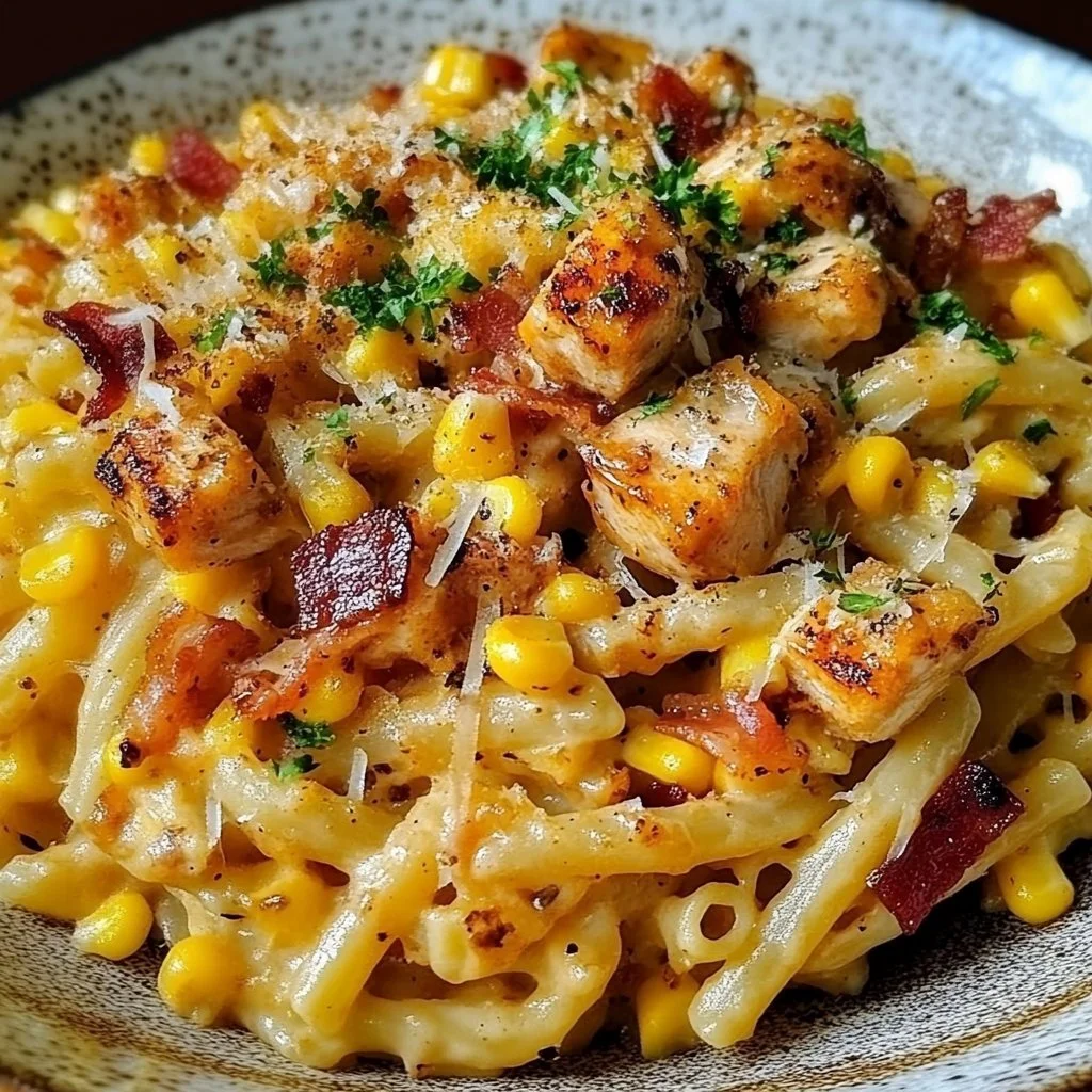Chicken Corn Pasta with Bacon: 7 Comforting Flavors