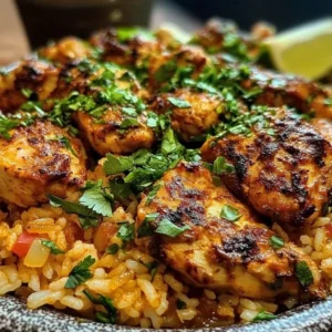 Delicious Chicken Shawarma Rice served with fresh vegetables and spices.