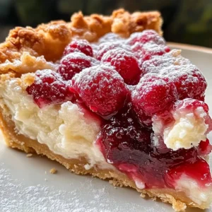 Delicious Crazy Crust Pie dessert with a unique topping and crust combination