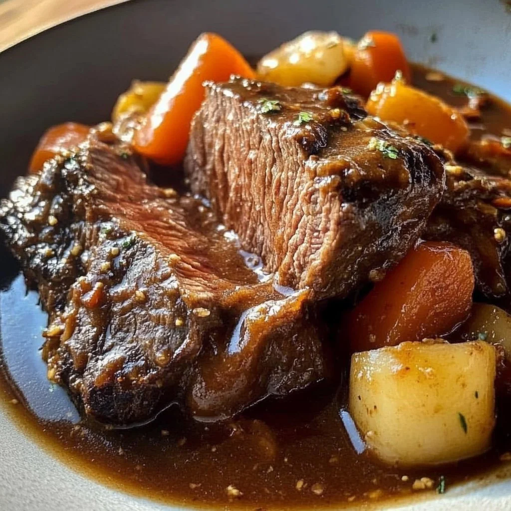 Delicious crockpot round steak cooked to perfection