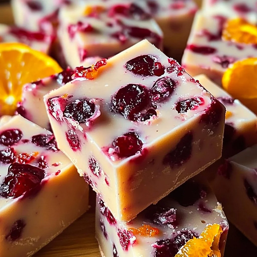 Easy Cranberry Orange Fudge