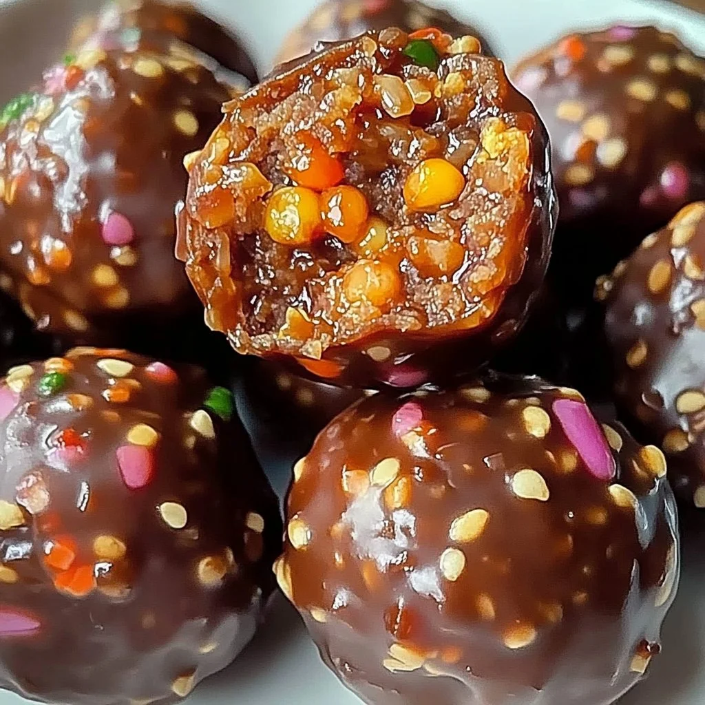 Delicious Fireball Whiskey Balls made in 6 easy steps.
