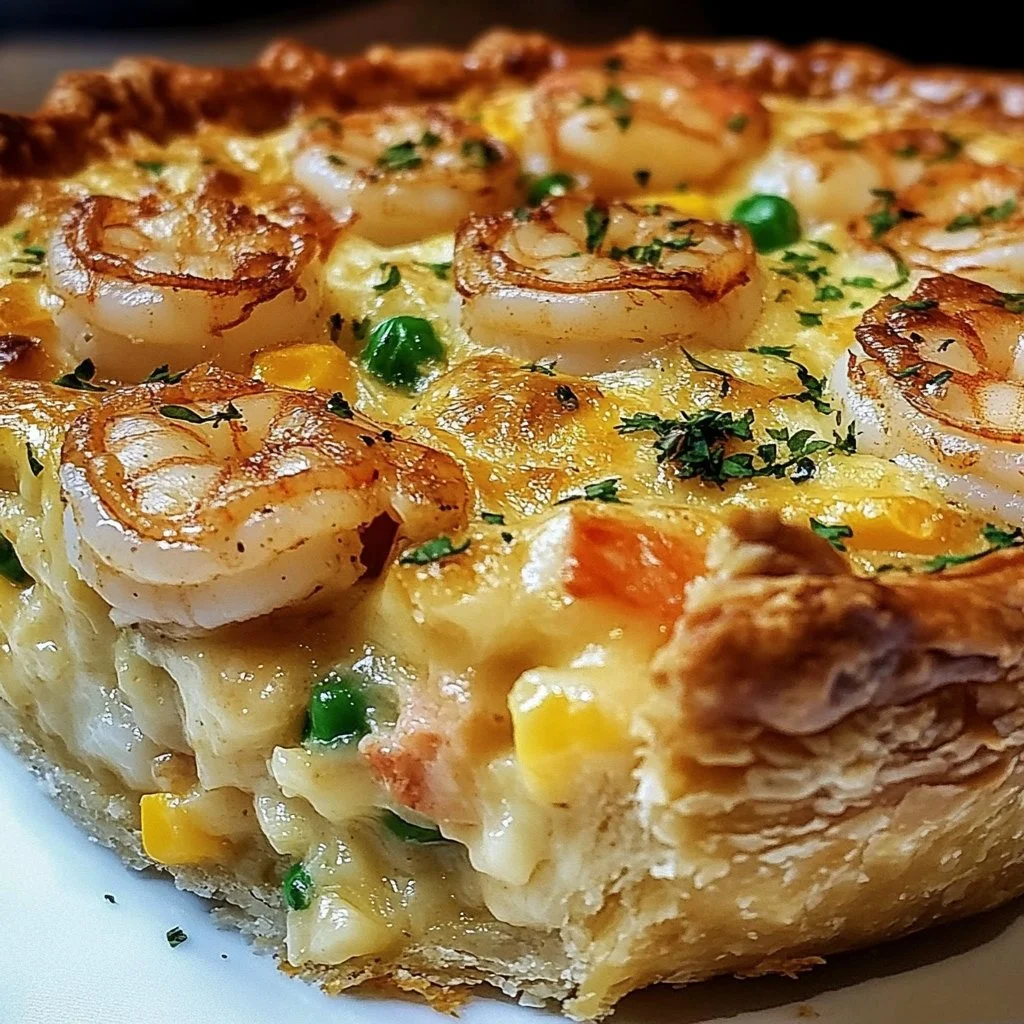 Florida Shrimp Cheddar Pie