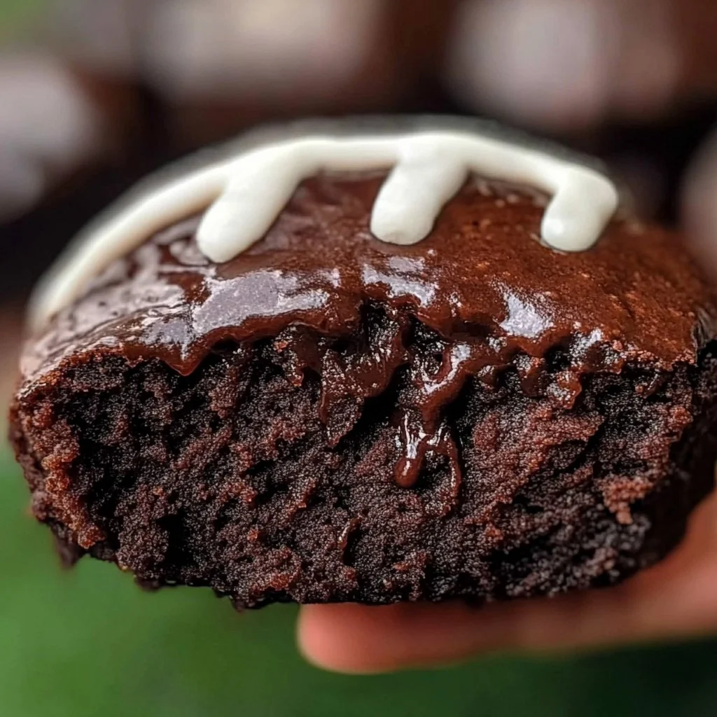 Game Day Football Brownies