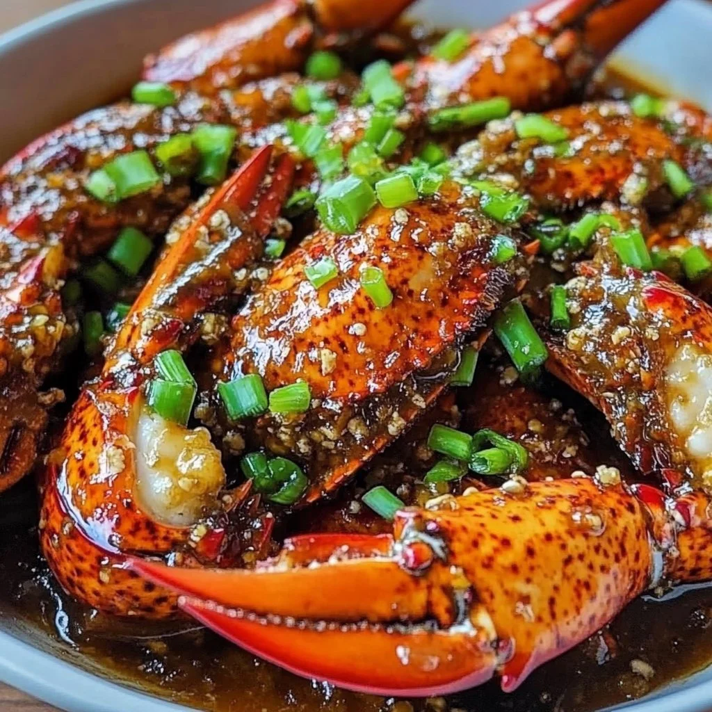 Garlic and Ginger Asian Lobster